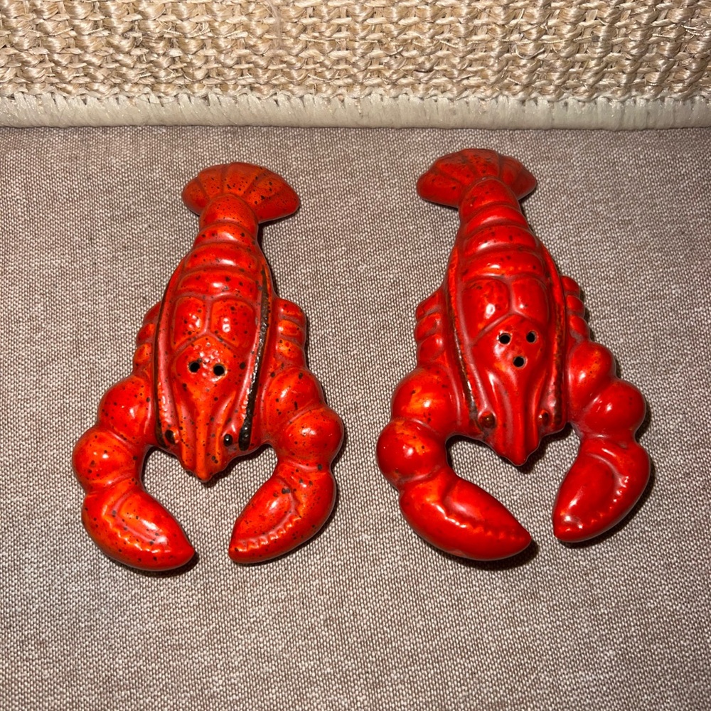 Salt & Pepper Collectable Shakers Vintage Lobster 🦞